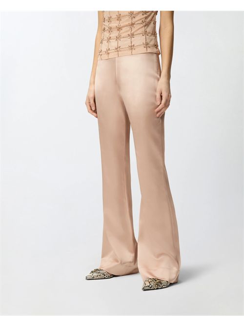 Pantaloni svasati in satin PINKO | 106434A361/Q35